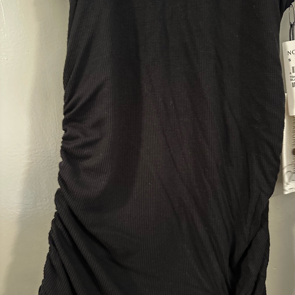 Black Ruched Dress